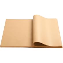 Beasea Parchment Paper Sheets for Baking, 200pcs 12x16 Inch Unbleached Precut Nonstick Heavy Duty Natural Parchment Baking Paper Sheets for Air Fryer Cooking, Grilling, Frying and Steaming