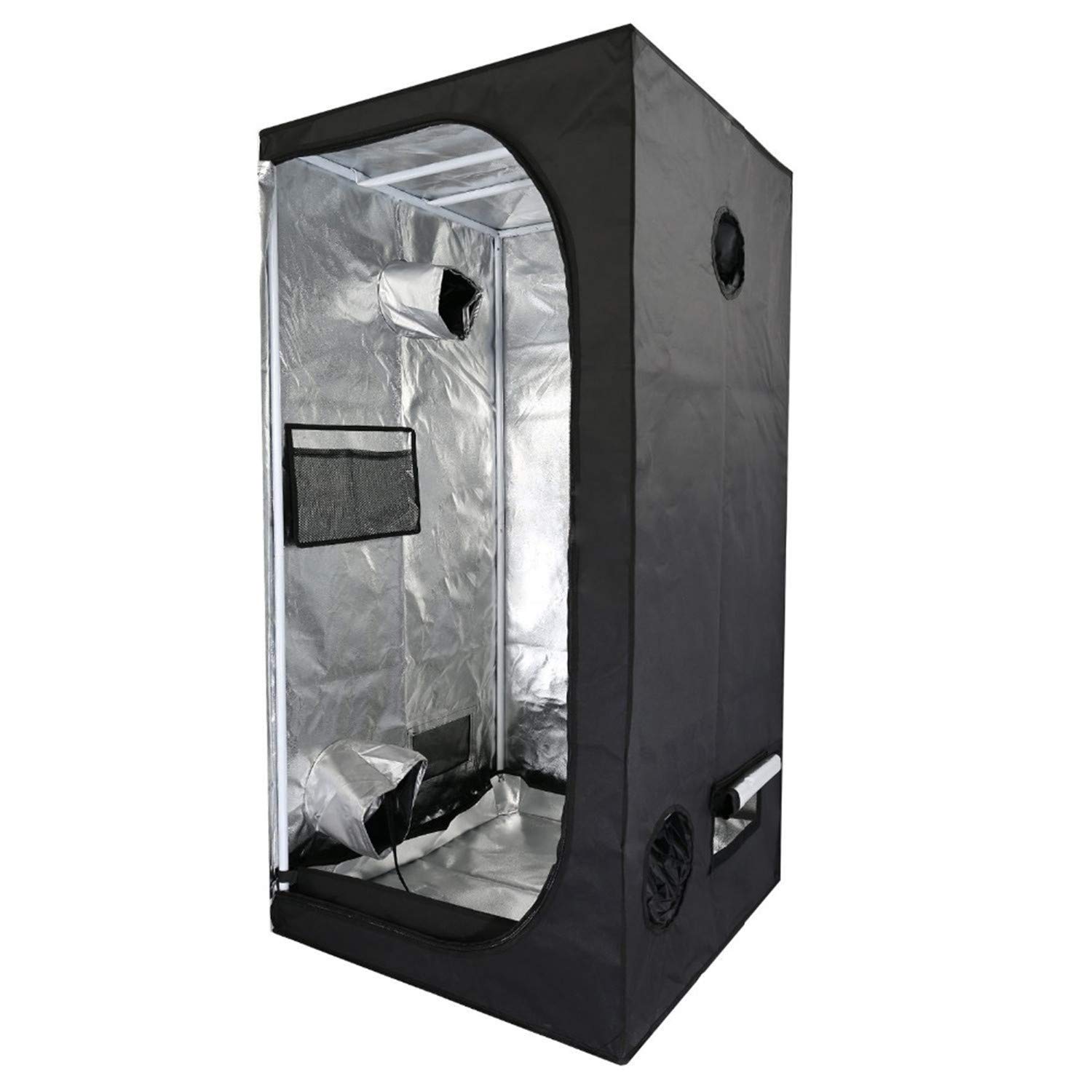 Gyhh Light Grow Tent Growbox Plant Tent Indoor Hydroponics Grow Room Tent Growing Tent For Indoor Greenhouse Growing Plants Mylar (50 * 50 * 100Cm)