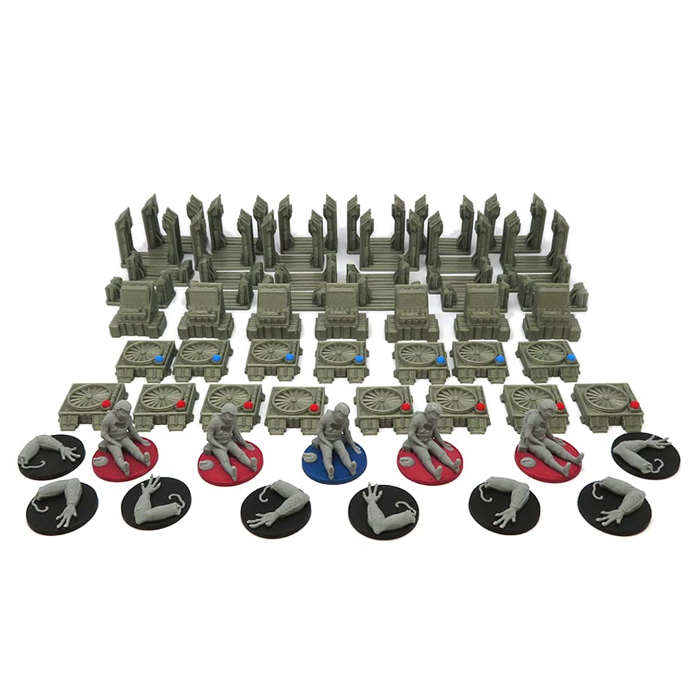 BGExpansions Complete Nemesis Pack - 81 Pieces | Set Accessories & Nemesis Tokens | Surviving Intruder Attack Components | Scenery & Accessories