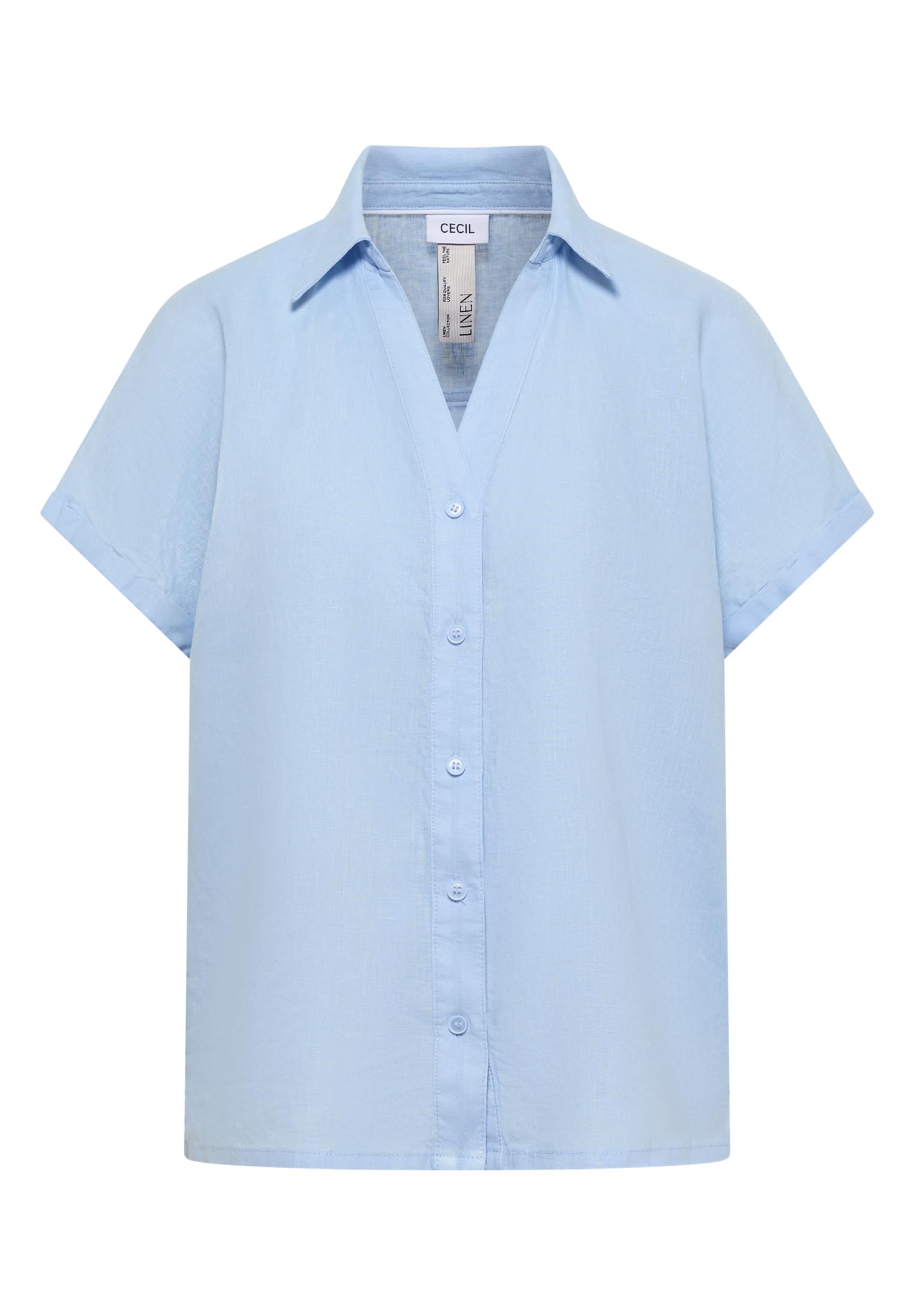 Cecil Dropped Shoulder Bluse aus Leinen
