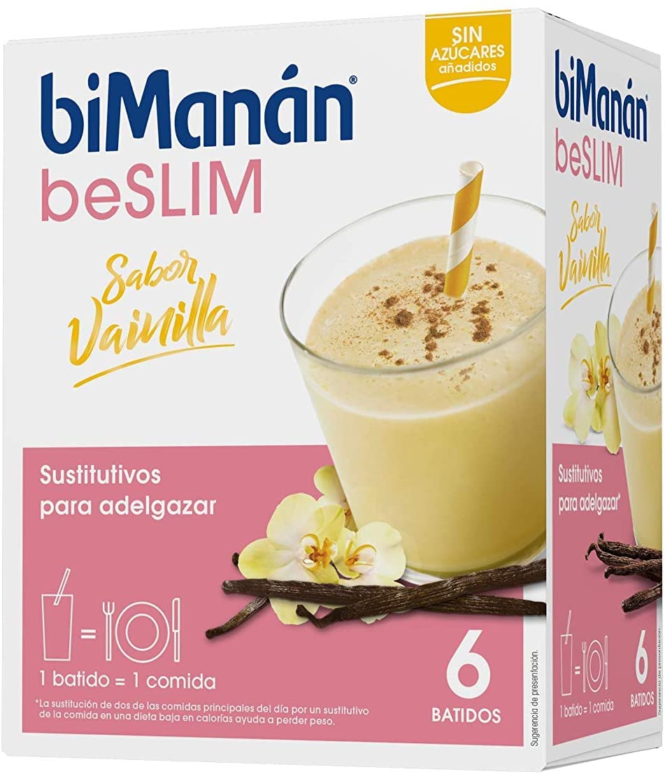 BiManán Pack de Batido Sustitutivo Sabor Chocolate + Vainilla + Fresa