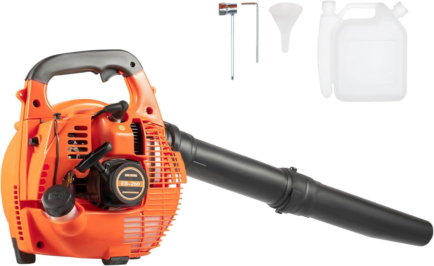 Handheld Gas Leaf Blower, 1HP 2-Stroke Engine, 275CFM, Portable Gas Blower for Lawn Care Yard Work Leaf Snow Stone Removal, 7500RPM