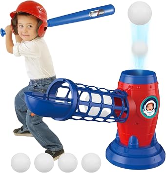 Batting Machine Baseball Toy Baseball T Ball Game Outdoor Training