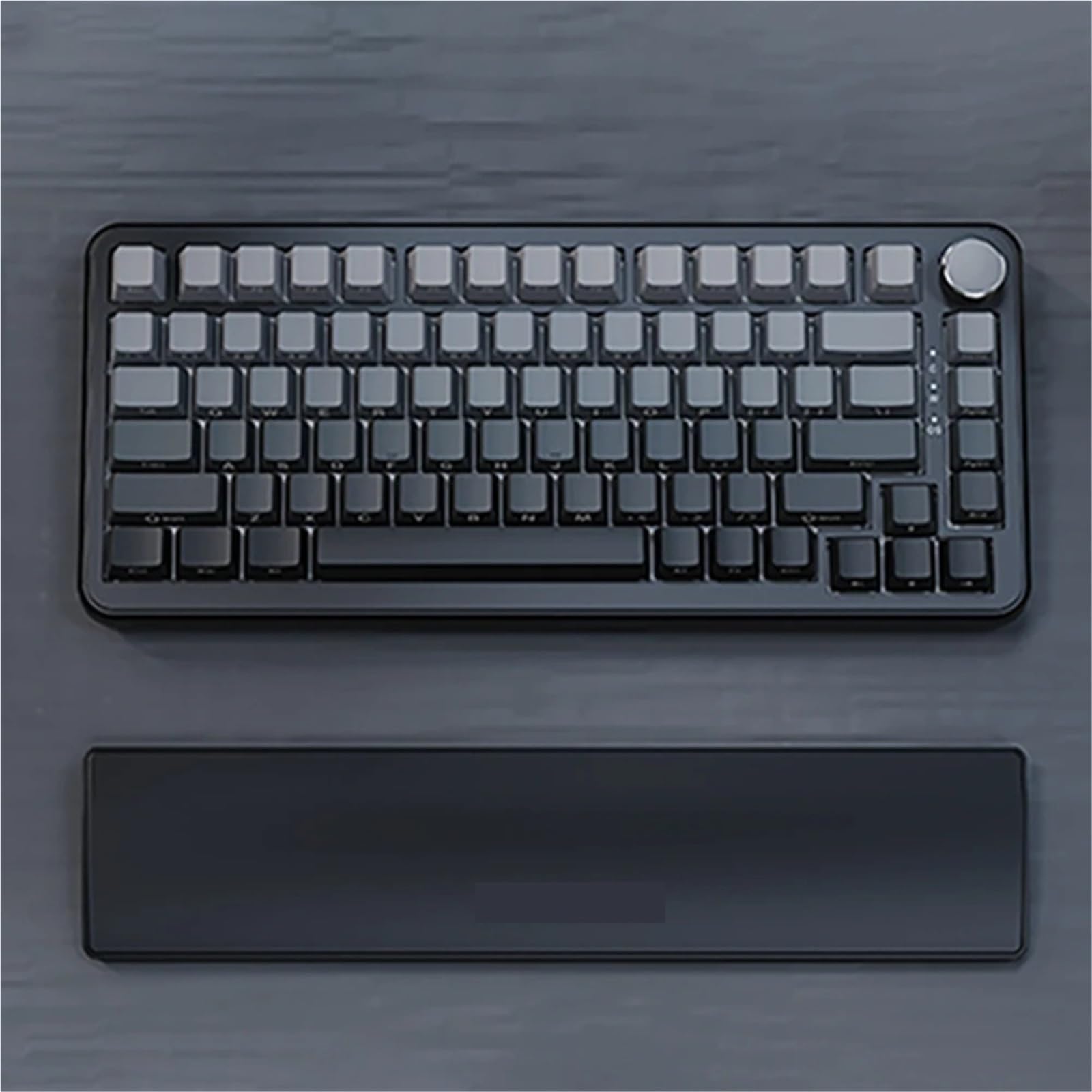 Poggiapolsi 81 tasti Supporto for le mani in memory foam morbido Base ergonomica in gomma antiscivolo Poggiapolsi stabile for lunghe ore di lavoro Studio Gioco(White)