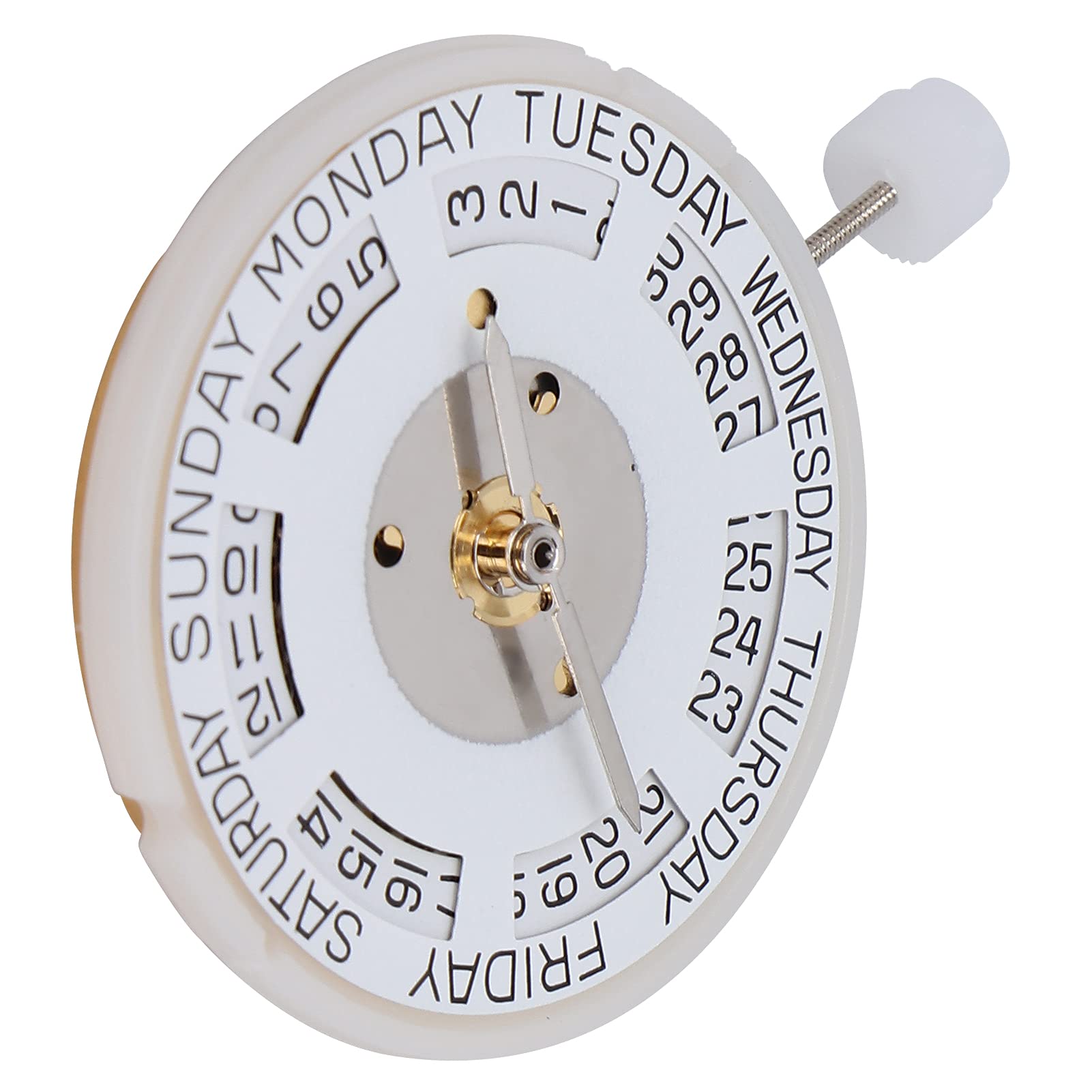 Generic Mechaniczny Mechanizm Zegarka 2834 Złoto Trwałe Części Zamienne dla Mechaników Zegarków Średnica 30 Mm