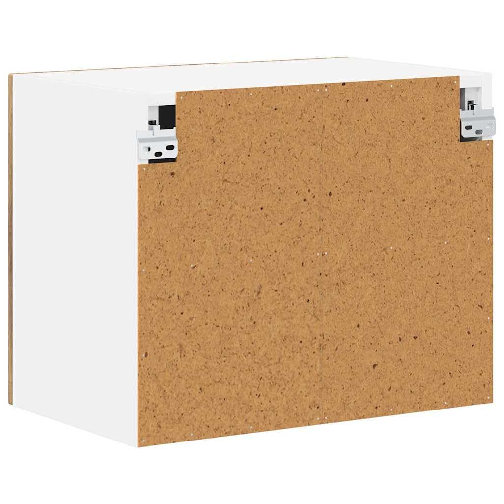 2 Stück Küchenschrank Artisan-Eiche 50 x 31 x 40 cm Holzwerkstoff Aufbewahrungsschrank mit Mehreren Fächern und Schiebetüren für praktische Küchenzubehör Aufbewahrung
