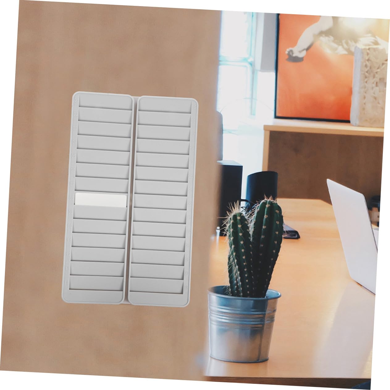 2 Stück Fächer Kunststoff Kartenhalter Flexibel Erweiterbar mit Nummernaufklebern Robuster Organizer für Id Vip Hotel Mitgliedskarten für Büro Lager und Garage