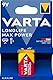 VARTA Batterien 9V Blockbatterie, 1 Stück, Longlife Max Power, Alkaline, für Rauchmelder, Brand- & Feuermelder, Mikrofon