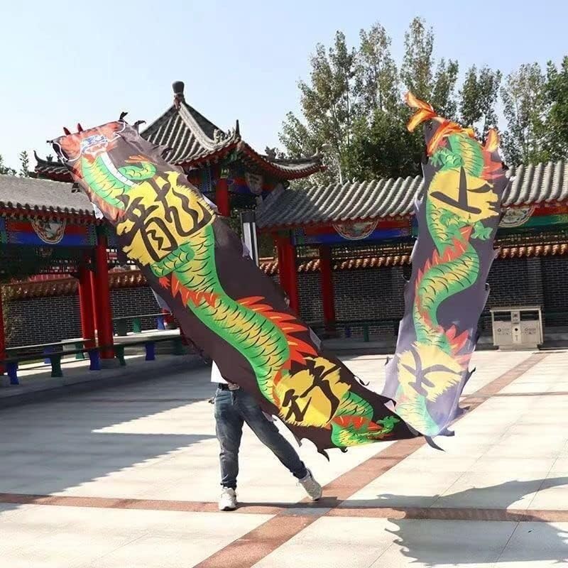 TFG - Ttfd The Dragon Dance Floating Belt Combines Sports, Leisure, Dragon Dance, Fitness and Entertainment(Red,10m)