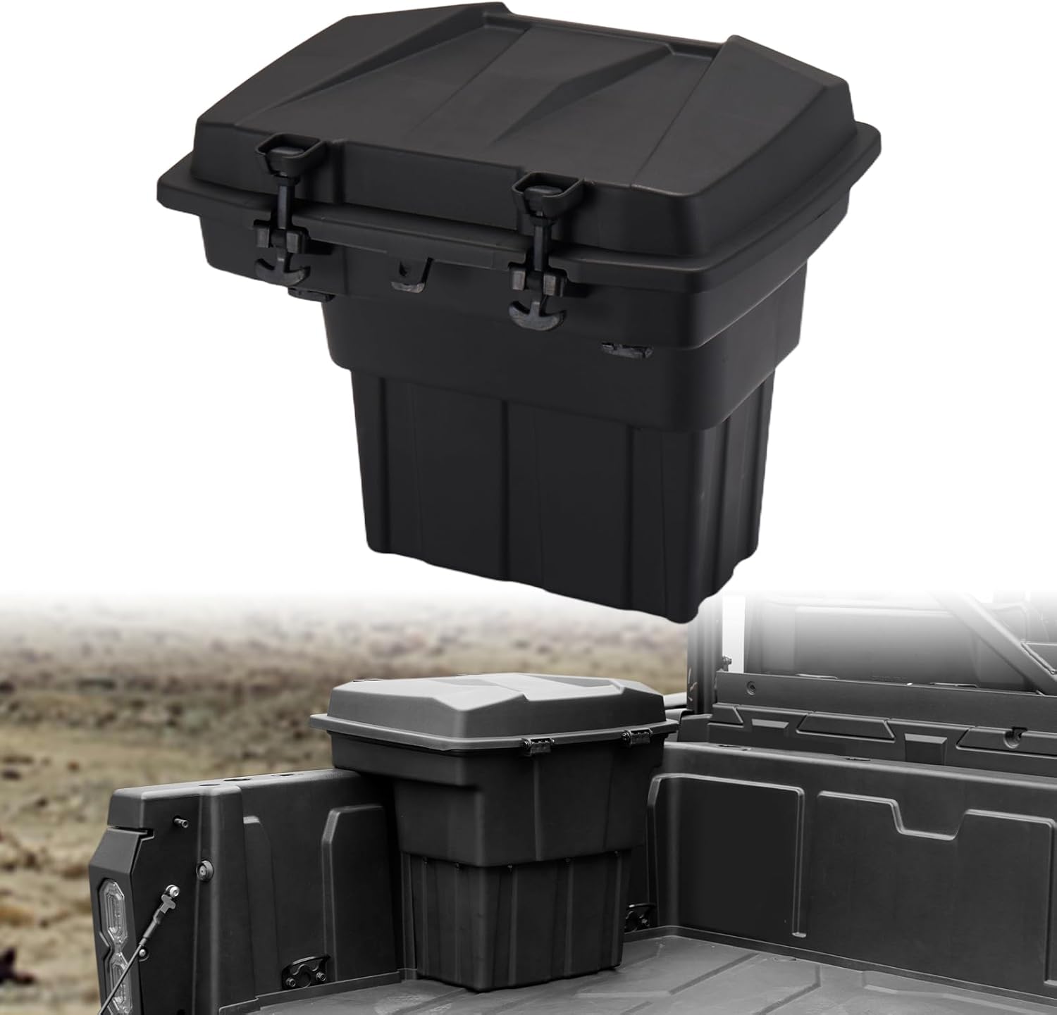 A & UTV PRO Rear Cargo Box for CFMOTO UFORCE 1000 Accessories, 20L Removable Tool Box Rear Cargo Box Compatible with CFMOTO UFORCE 1000 2019-2025/1000 XL 2022-2025