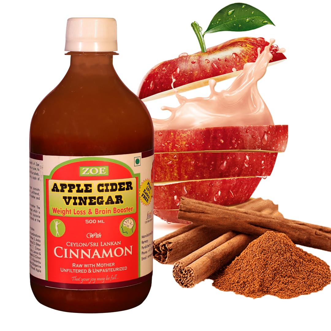 Zoe Apple Cider Vineger With Cinnamon (Cinnamon), 500 Ml (B0D5XNCQHL) Amazon Price History, Amazon Price Tracker