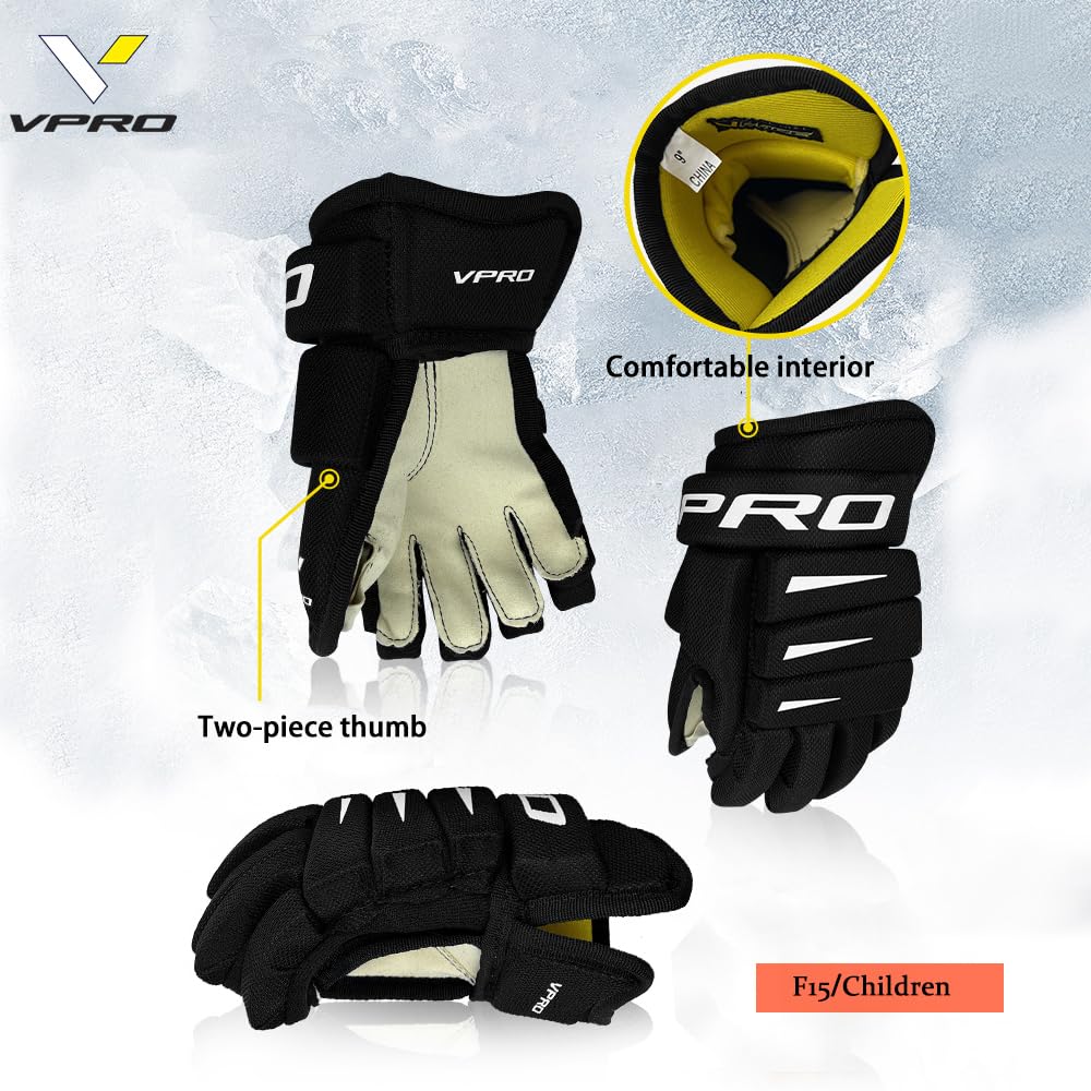 VPRO Een hockeyhandschoen op het ijs, beschermende handschoenen ter