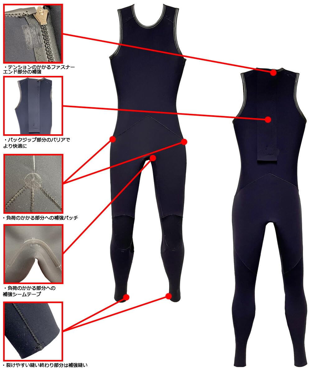 Amazon | 2023 RIPCURL OMEGA CLASSIC BACK ZIP LONG JHON