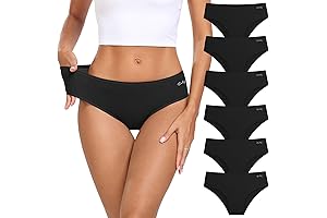6-Pack Women's Hipster Panties for Comfort and Style