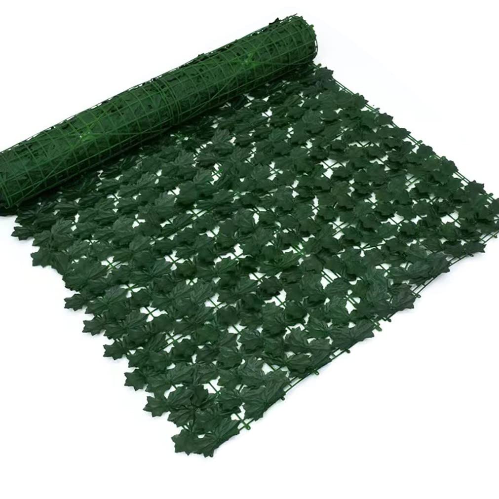 Artificiali Screening Edera Foglia Hedge per la Decorazione di Interni ed Esterni della Parete Verde del Cortile di Recinzione HXJDP220802(Color:,Size:100x300cm)