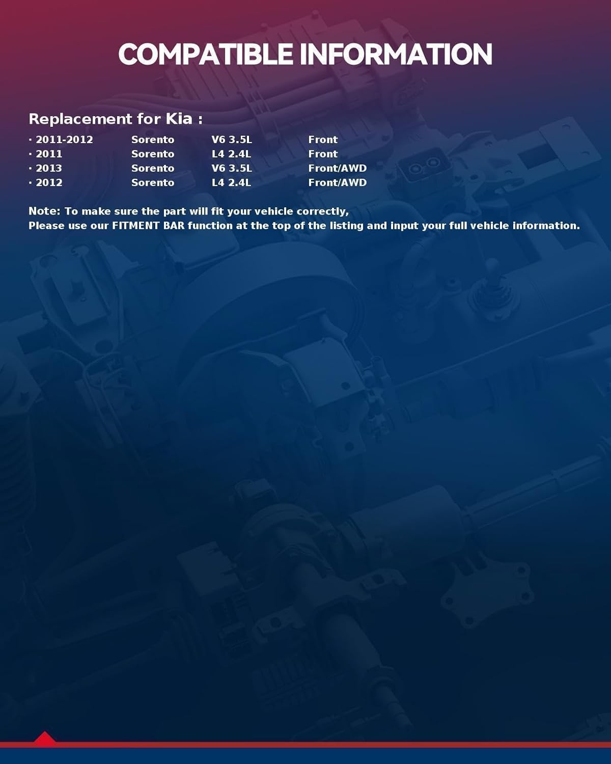 KAX Front Struts and Shocks Complete Assembly with Coil Spring for 2011-2013 Kia Sorento, Amortiguadores Delanteros Replaces OE#: 172712/172713