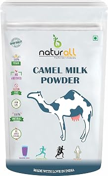 Pub Camel Milk Powder | Freeze Dried, Gluten Free, No Additives, No Preservatives - 100 GM by B Naturall