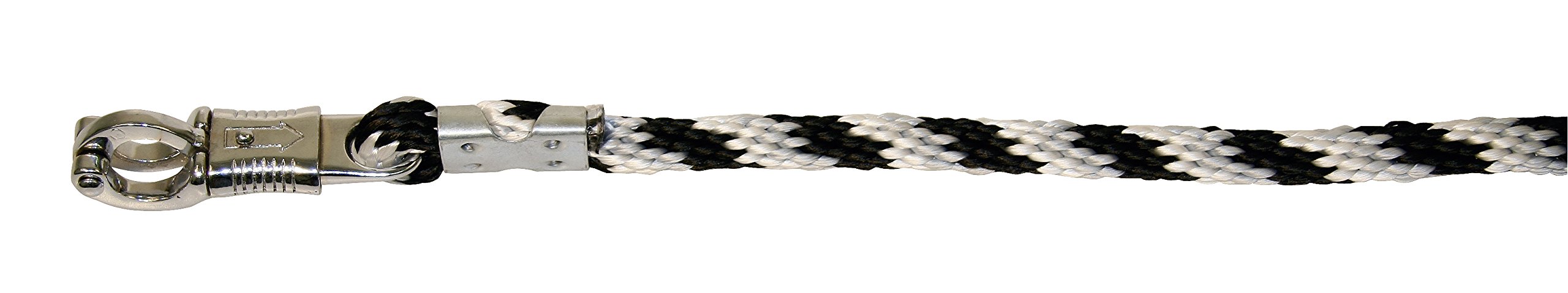 Kerbl Mustang Lead Rope With Panic-Hook - Silver/Black/White