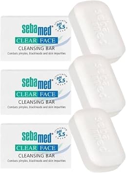 Clear Face Acne And Anti Acne Facial Cleanser Compact 100 Gr 3 Pieces