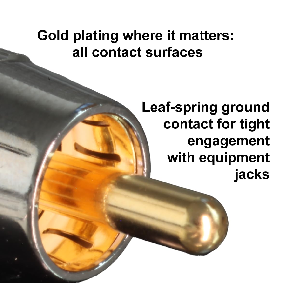 Blue Jeans Cable LC-2 Double-Shielded Low Capacitance Subwoofer Cable, 6 Foot, Black - Image 2