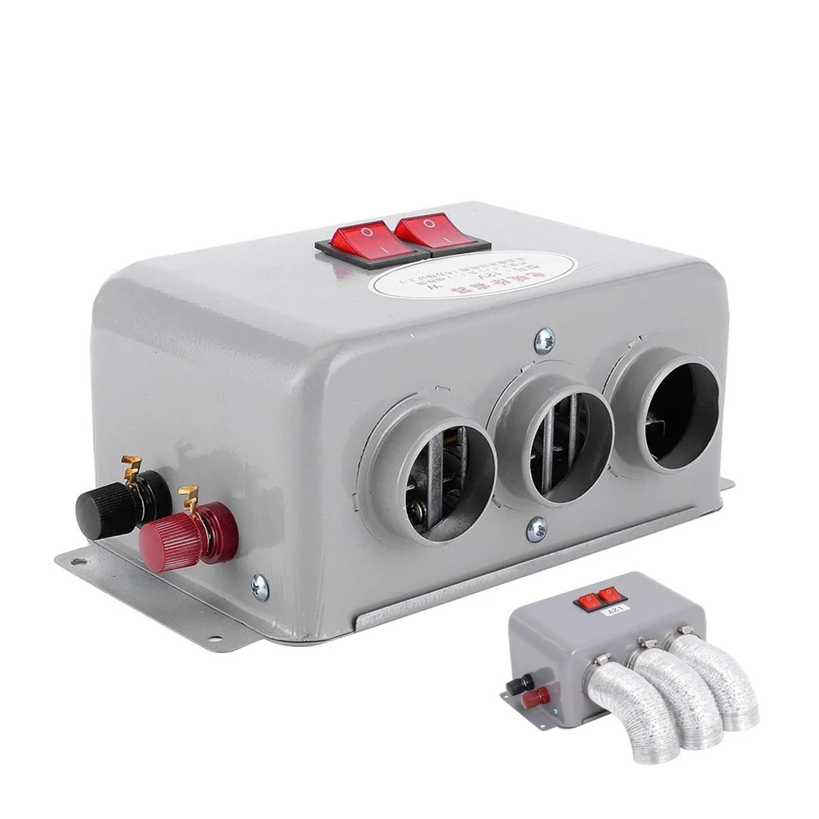 Calentador de coche de 12V/24V, 800W, ventilador de calefacción de refrigeración eléctrica, secador eléctrico, desempañador de parabrisas, descongelador for vehículos recreativos, camiones y ba