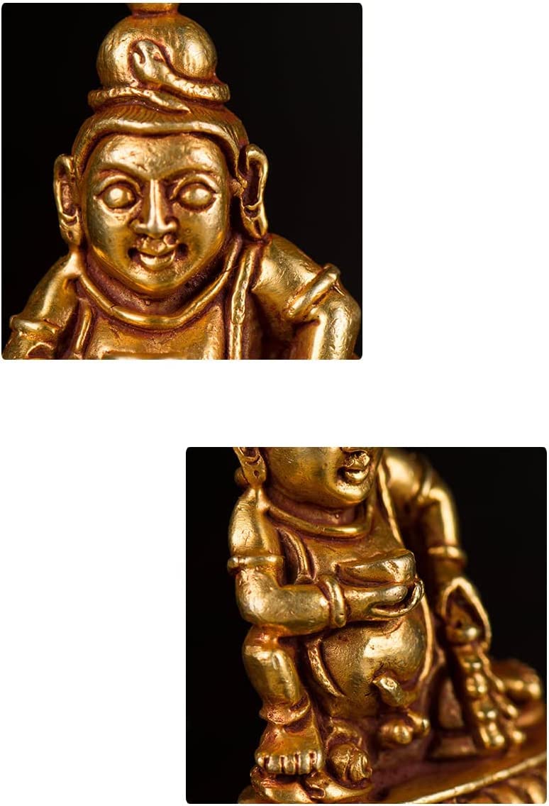 Amazon｜ミニ 仏像 黒財神 藏巴拉仏像 縁起物 置物 ネパール・仏像