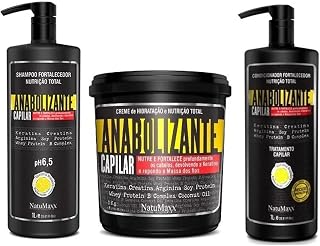 Kit Anabolizante Capilar Natumaxx (sham/condic/máscara 1kg)