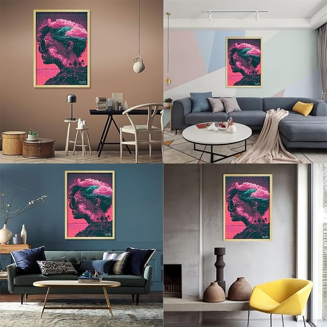 Foto 4 de 4 de Rompecabezas para Adultos estética Vaporwave Rompecabezas de 1000 Piezas para Adultos para Adultos y niños…