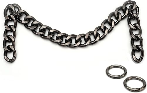 DIY Cadena de Bolso de Aluminio Gruesa y Gruesa con Adornos de Bolso de Mano de Reemplazo Accesorios de Decoración