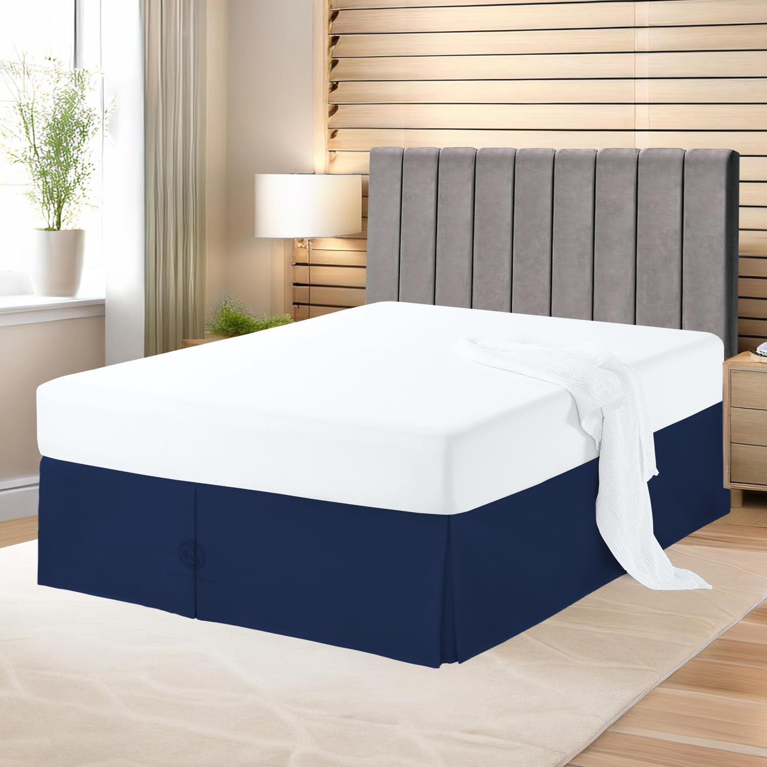 Cotton Metrics Linen Premium Egyptian Cotton Bedskirt
