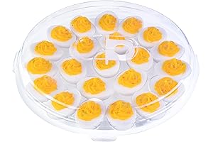 HANSGO Deviled Egg Platter With Lid: The Essential Serving Solution for Egg Lovers