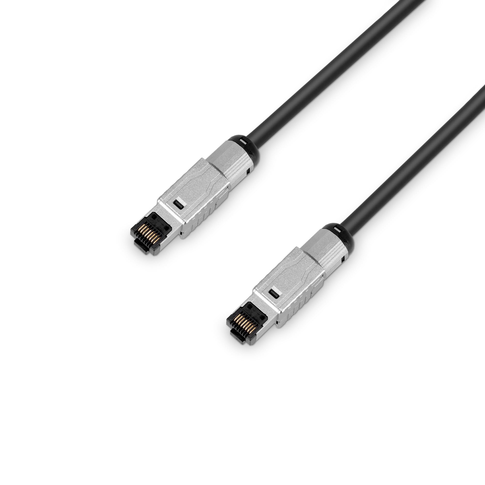 Adam Hall Cables 4 STAR CAT6A 10m - Netzwerkkabel, Cat.6a (S/FTP) mit RJ-45 Stecker, schwarz, 10m