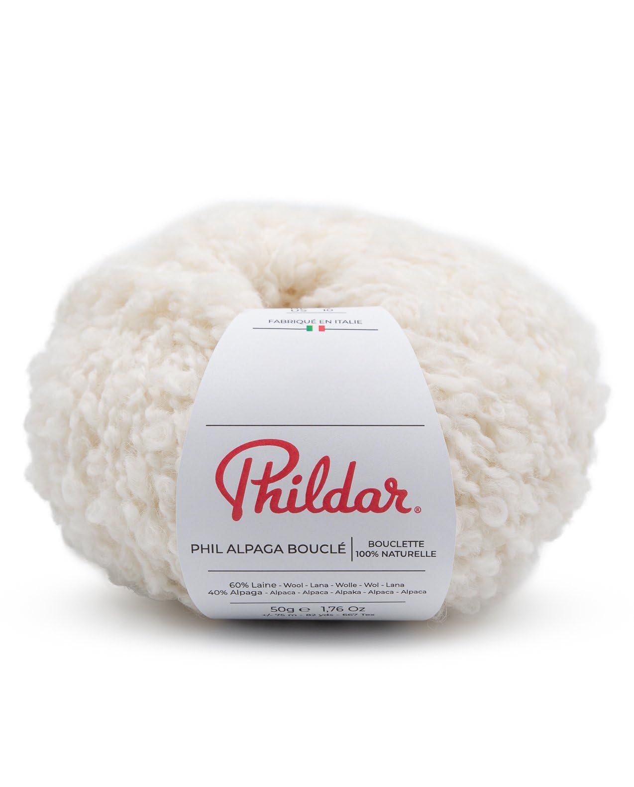 Lot De 6 Pelotes De Laine Phildar Qualité Alpages - 25% Laine, Idéal Pour Tricot