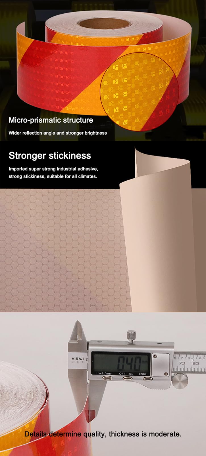 Reflektierendes Twill-Warnband
