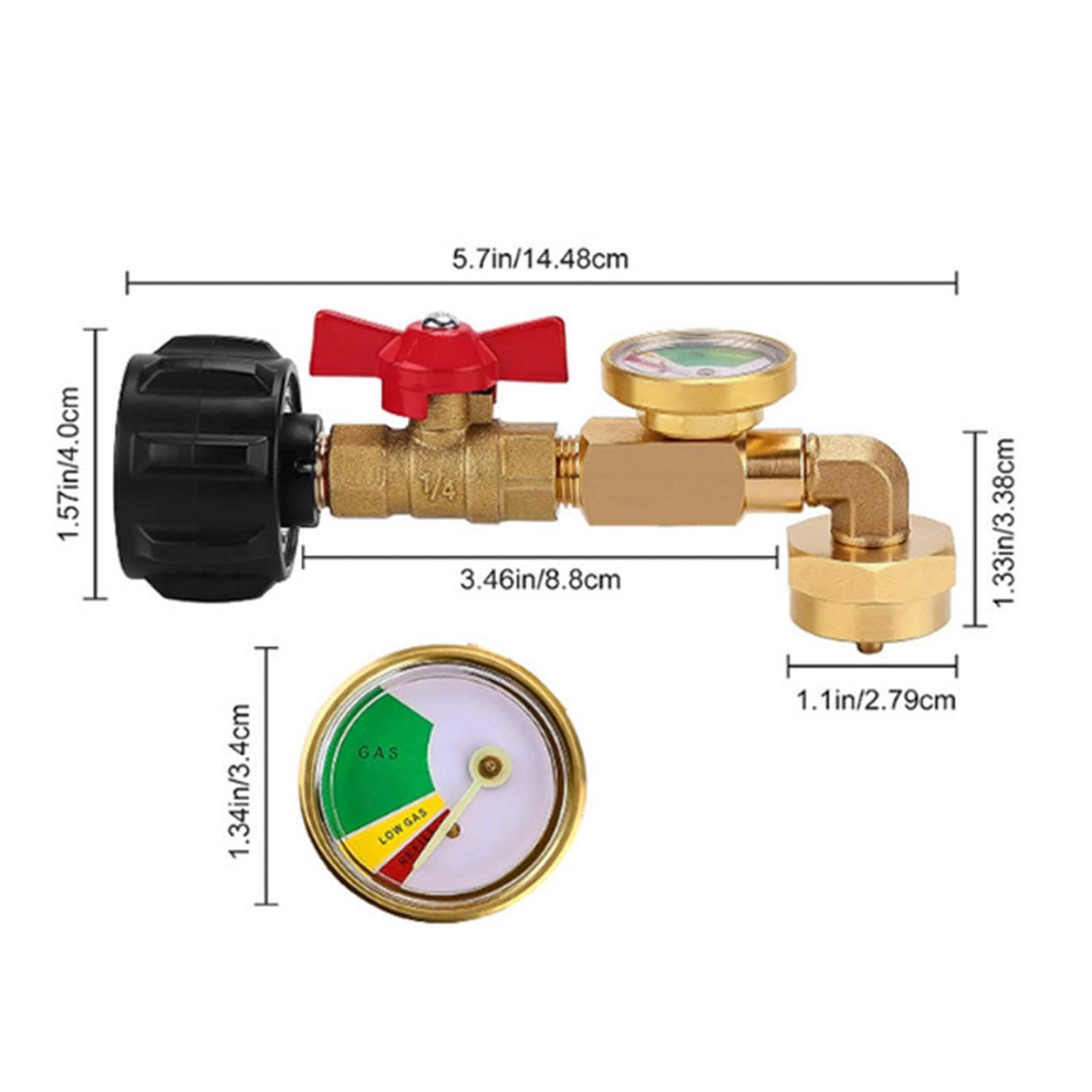 Propangas Füllstandsanzeige Gaszähler Adapter