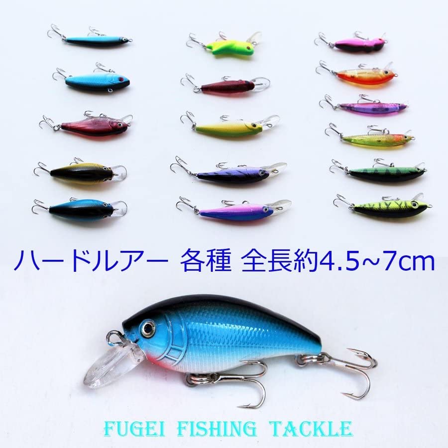 Amazon.co.jp: ハードルアー ルアー セット ミノー・シャッド
