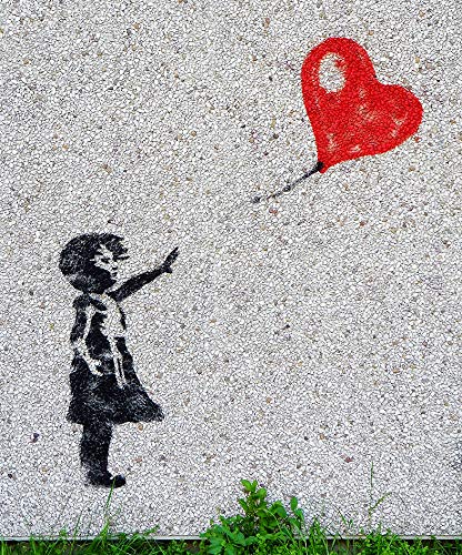 肉筆☆油絵☆F20号『赤い風船に手を伸ばす少女』左Banksy/模写 肉筆☆油絵☆F20号『赤い風船に手を伸ばす少女』左Banksy/模写