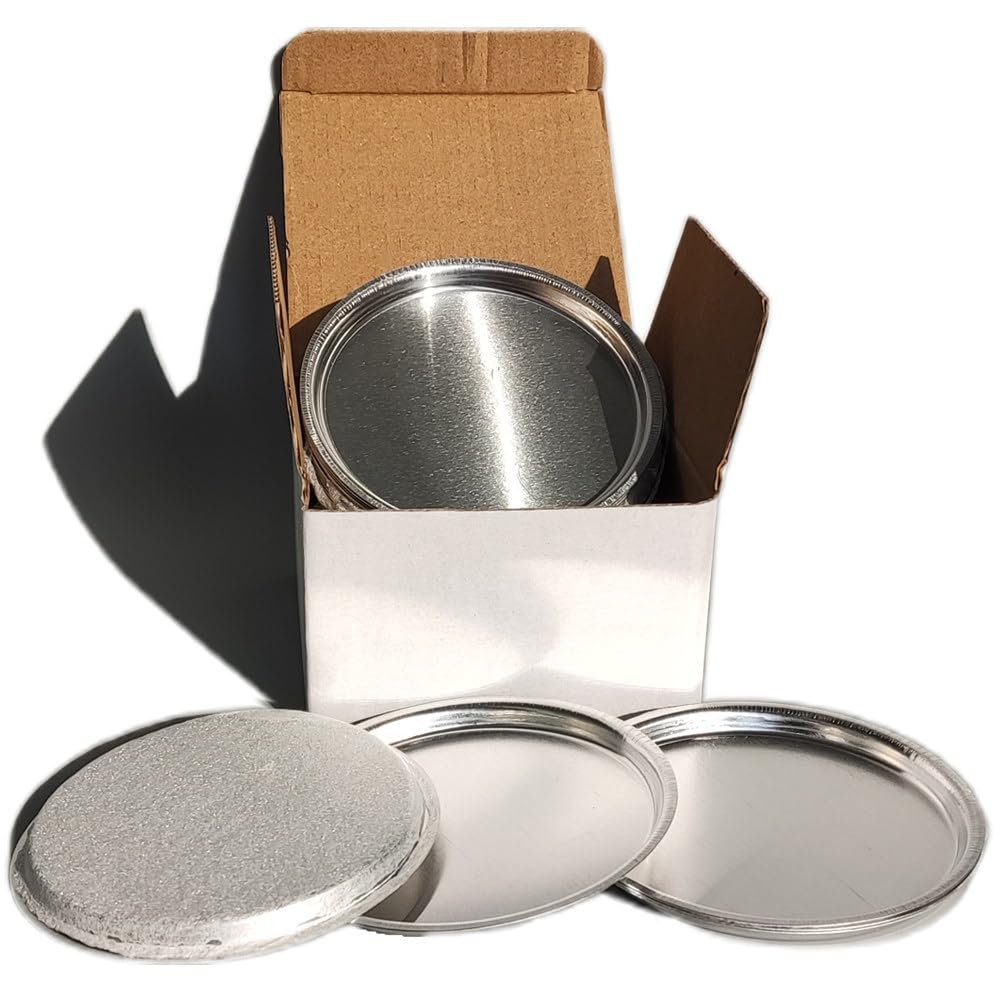 Aluminum Sample Pan only Suitable for RUISHAN PT Series Moisture Analyzer, Size 100mm(3.94 inch), Pack of 50.