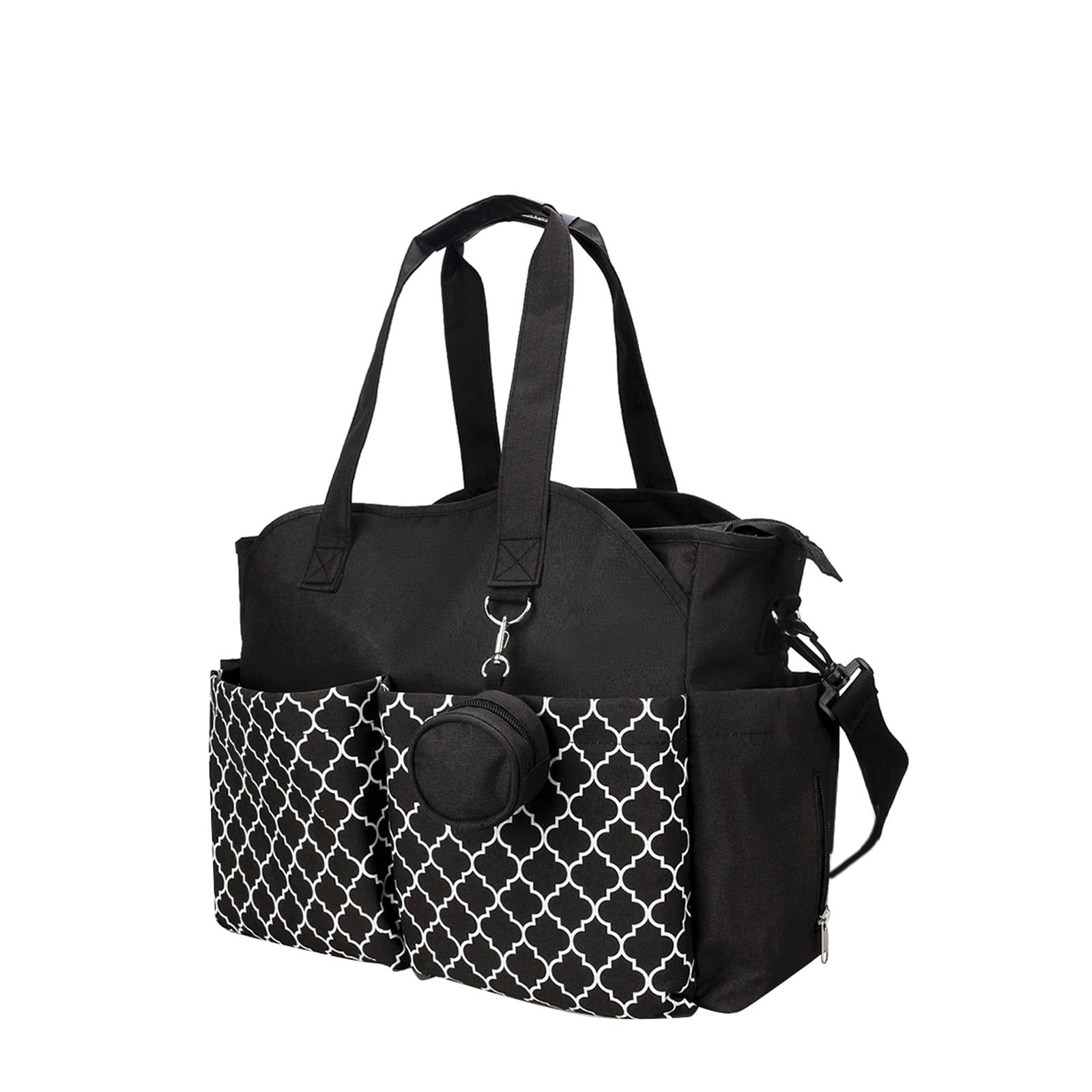 velura Club Bollywood®Multifunctional Baby Diaper Mummy Changing Bag Handbag for Diaper Keys Phone Black|Baby|Strollers & Accessories|Stroller Accessories|Organizers & Nets-picture-21
