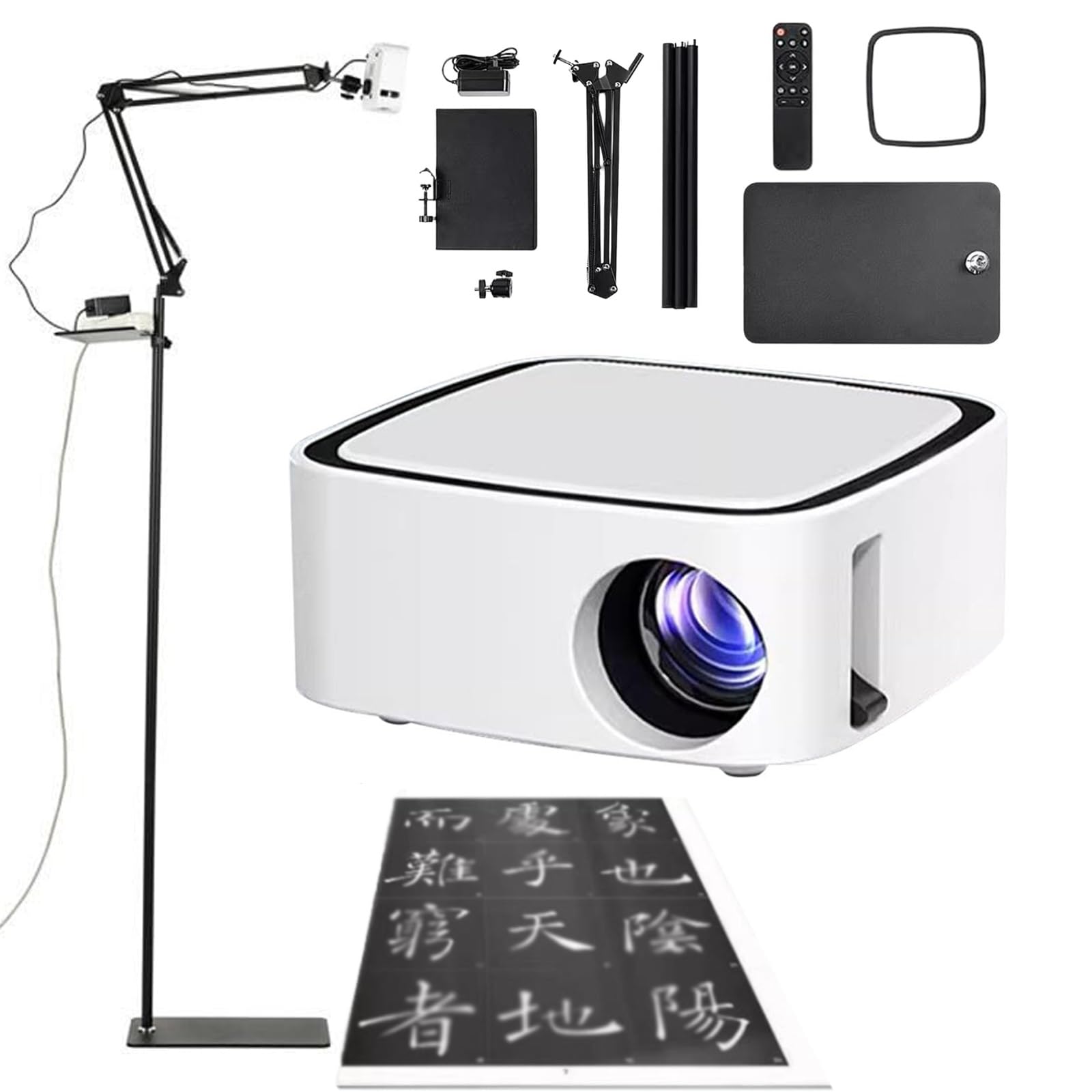 Intelligenter Kunstprojektor zum Zeichnen, Smart Sketcher-Projektoren, einstellbare Größe und Winkel, intelligente Skizzenprojektoren für Kinder und Erwachsene, DIY-Skizzenmarker
