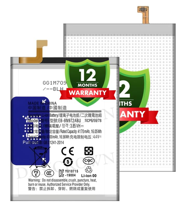 Image of Original EB-BN972ABU Battery Compatible for Samsung Galaxy Note 10+ | Note 10 Plus - (4300mAh) - 1 Year Warranty DF7
