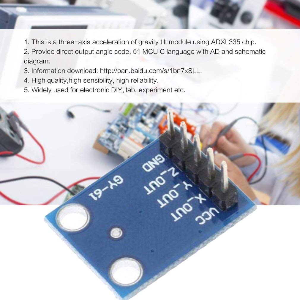 Buy Leoboone GY61 ADXL335 3Axis Analog Output Accelerometer Angular