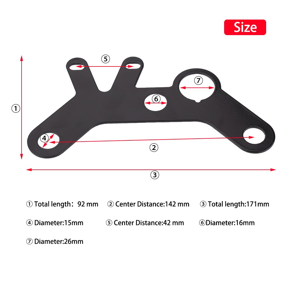 Subito - ACCESSORICUSTOM - Staffa contachilometri supporto laterale