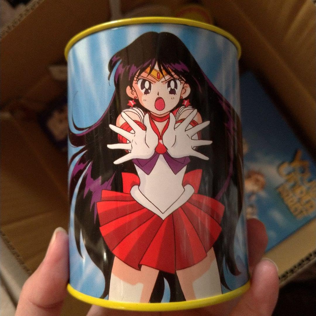美少女戦士 セーラームーンS ペール缶 ドラム缶 スチール缶 昭和 レトロ 美品 当時物】美少女戦士 セーラームーンS お菓子ブリキ缶 レトロ22cm