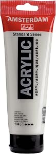 Amsterdam Standard Acrylic Paint 250Ml-Zinc White