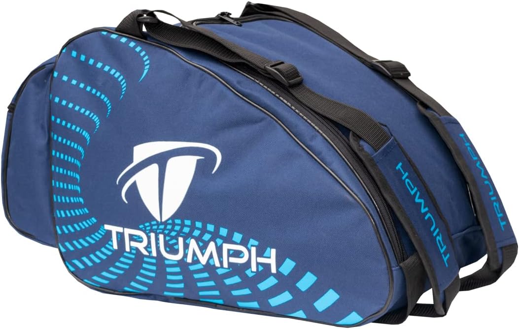 Triumph KB-611 Navy Blue Nylon, Polyester Skating Bag for Inline Skates (Size 15"X11"X11")