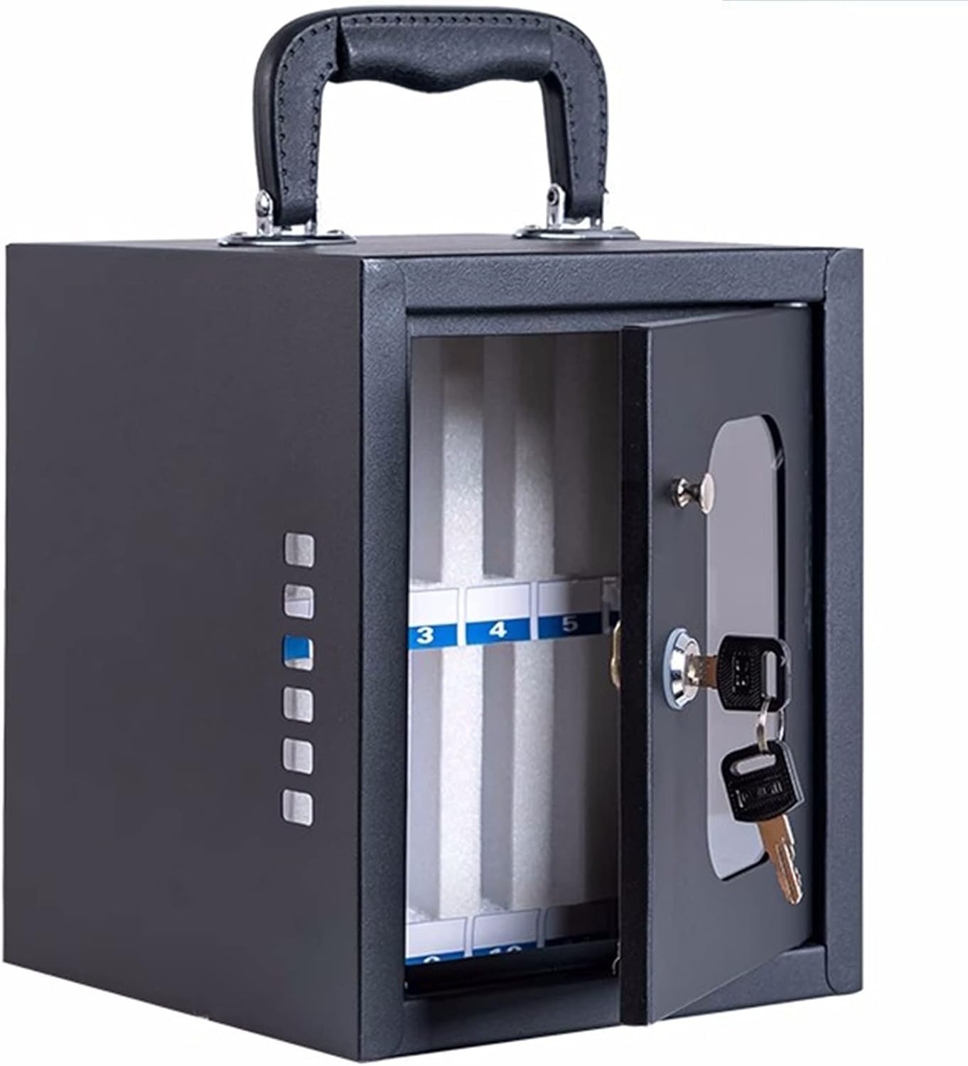 Estaciones de carga para teléfonos móviles, casillero de teléfono móvil, armario, teléfono móvil, caja de almacenamiento de acero inoxidable, fácil de transportar (negro 24)