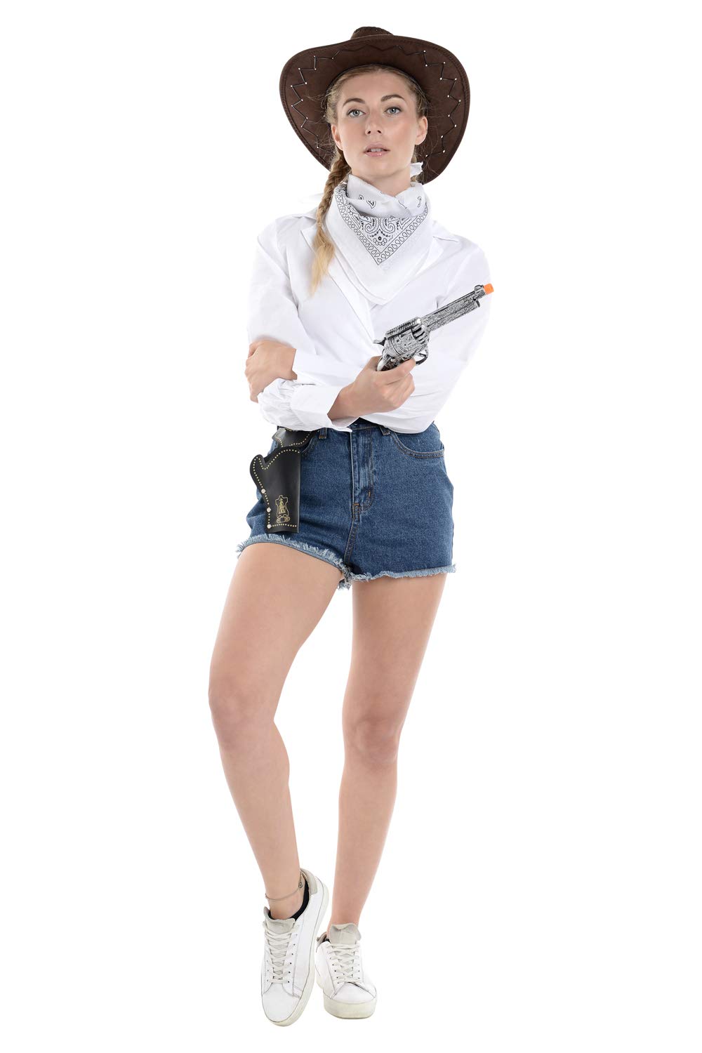 Zac's Alter Ego Fancy Dress Unisex 4 Piece Cowboy Set โ image 1