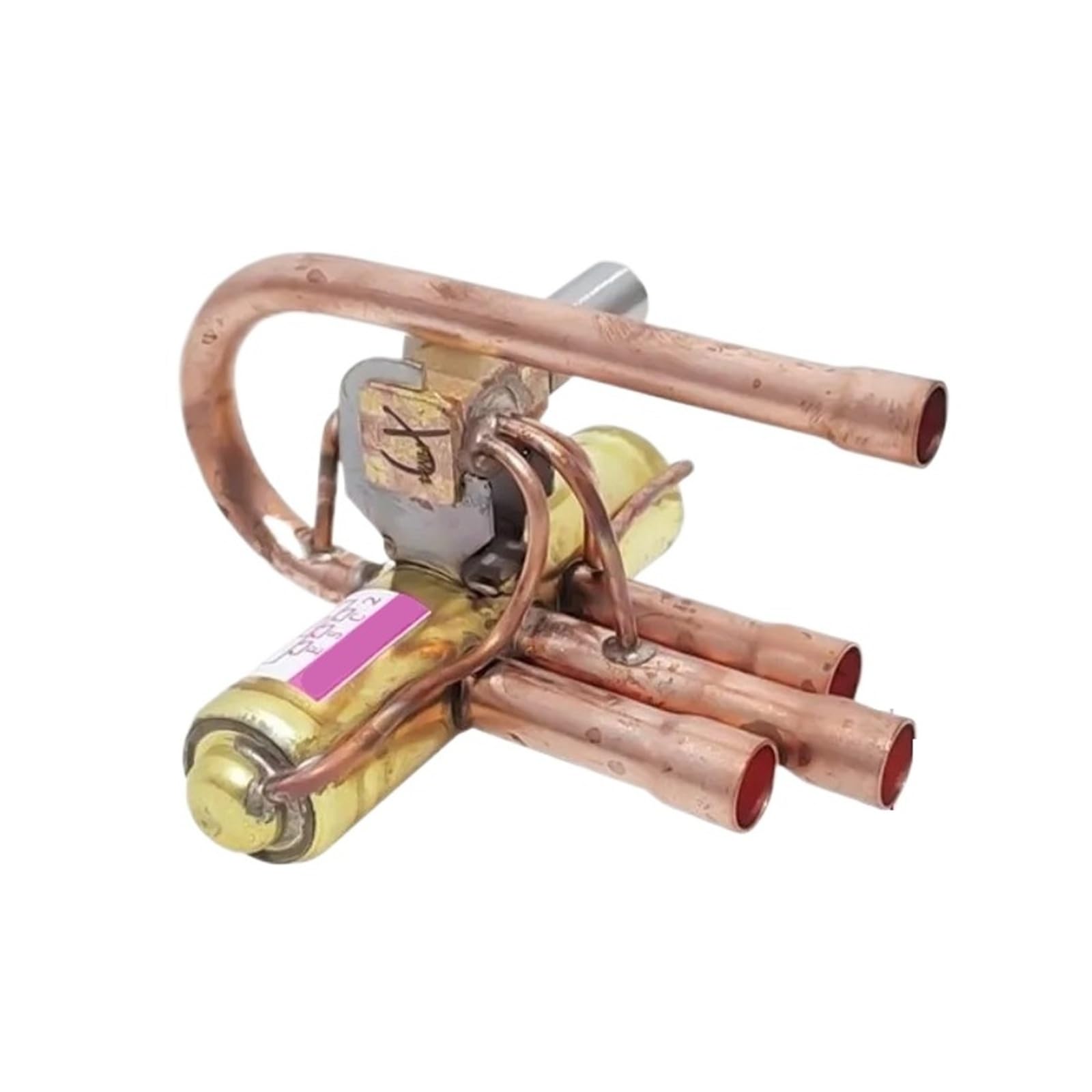 AFUWICFZO Four Way Reversing Valve With Coil SHF-4H-23U-P For Air Conditioner 4-Way Solenoid Valve Conditioning Spare Parts