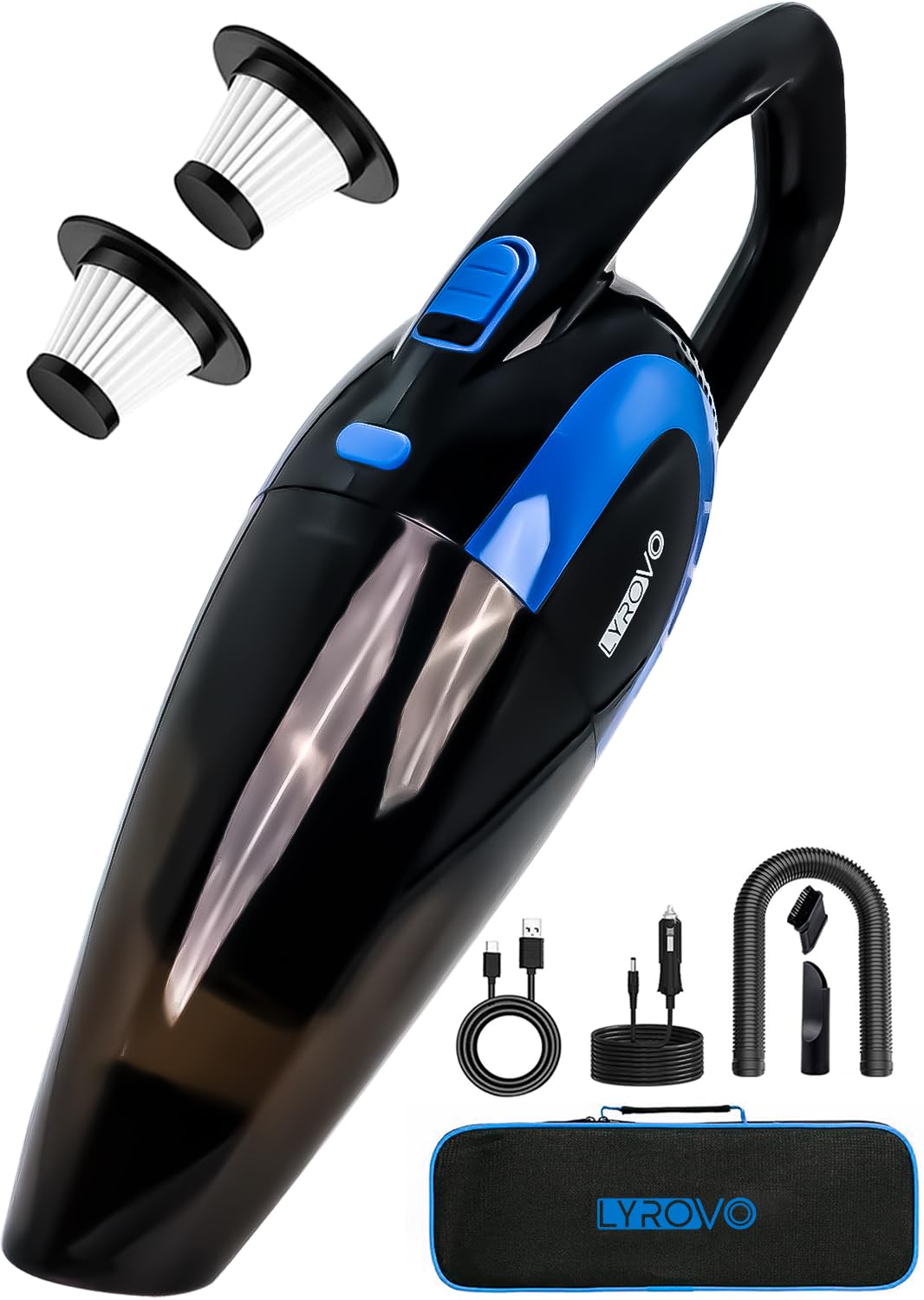 See full amazon price history chart for Lyrovo Corded Cordless 2 in 1 Car and Home Vacuum Cleaner | 7500mAh Rechargeable Battery | 8000PA Suction | Aluminium Bled Fan | Portable High Power Wireless Vaccum for Car, Pet Hair Lyrovo Corded Cordless 2 in 1 Car and Home Vacuum Cleaner | 7500mAh Rechargeable Battery | 8000PA Suction | Aluminium Bled Fan | Portable High Power Wireless Vaccum for Car, Pet Hair (B0BJ8S7JDT) Amazon Price History, Amazon Price Tracker